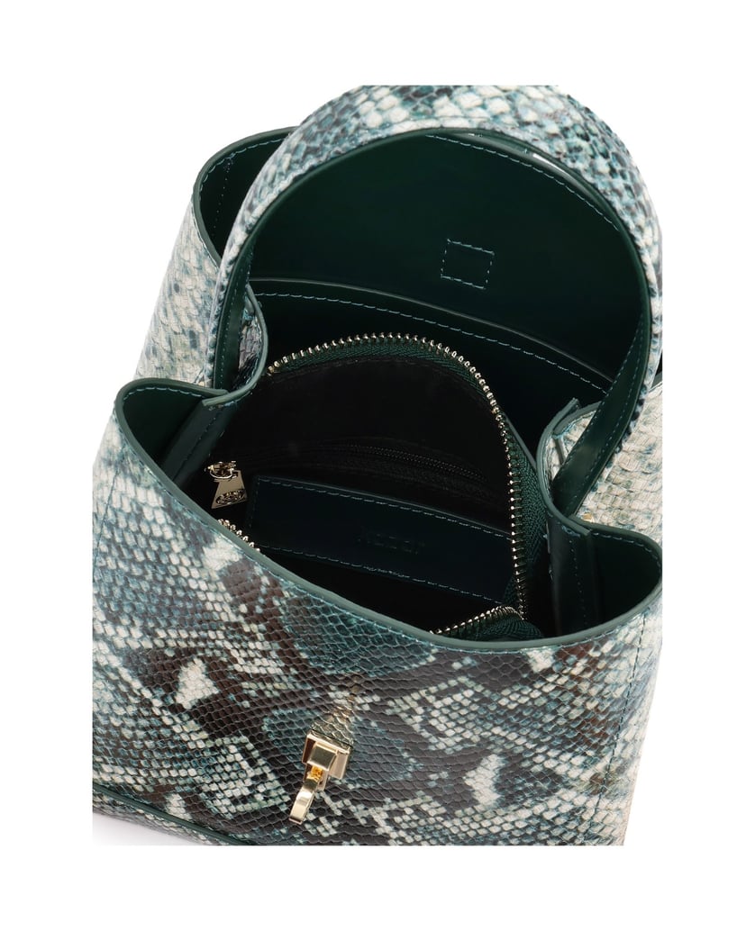 Kazar-Embossed-leather-bag-zelená