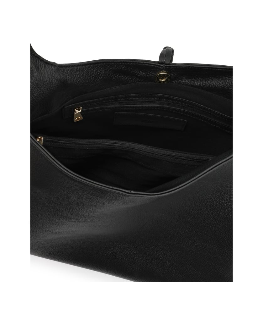 Kazar-Black-bag-with-decorative-straps-čierna