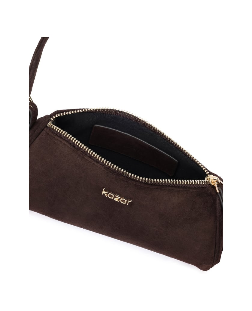 Kazar-Dark-brown-shoulder-bags-with-adjustable-belts-tmavě-hnědá