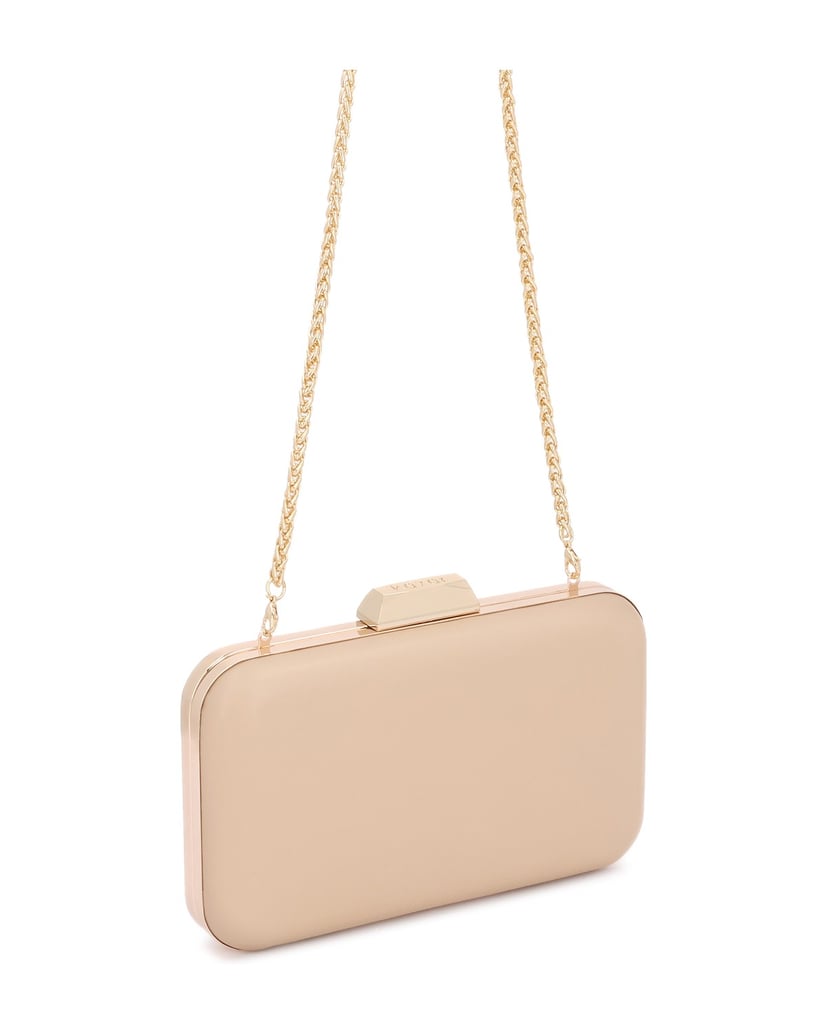 Kazar-Evening-stiff-chain-handbag-béžová