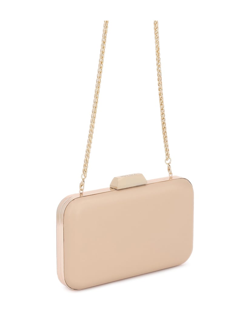 Kazar-Evening-stiff-chain-handbag-béžová