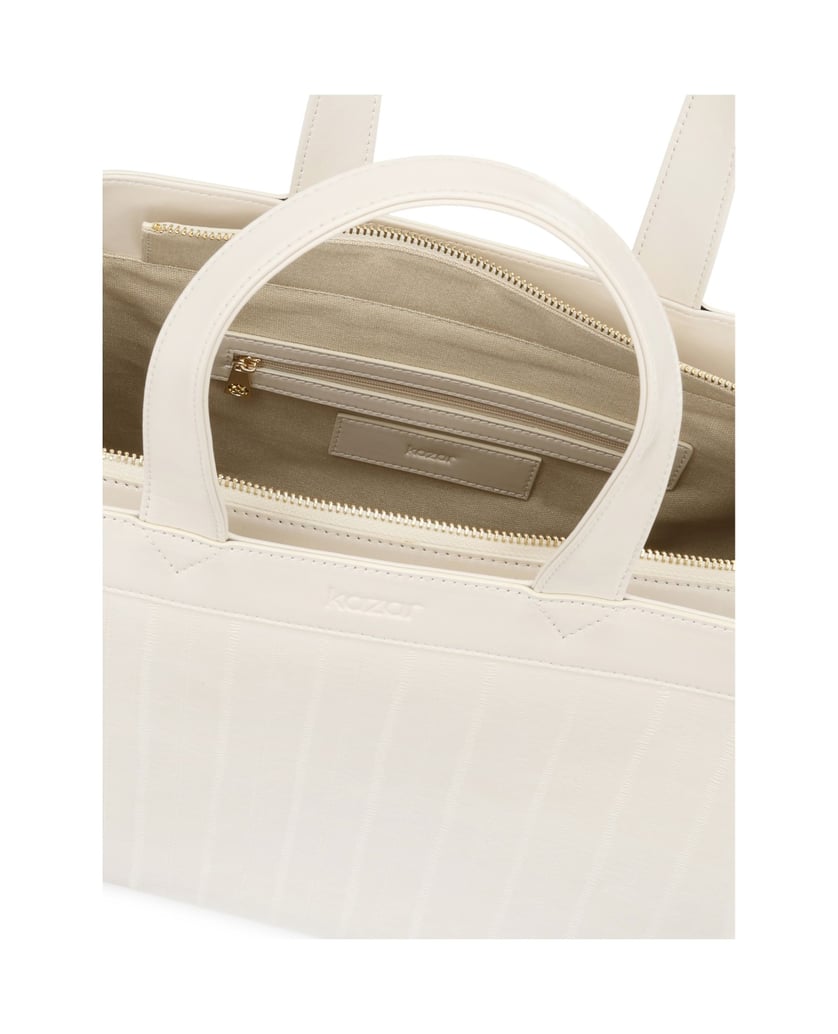 Kazar-Elegante-Taschen-in-gebrochenem-Weiß-weiss