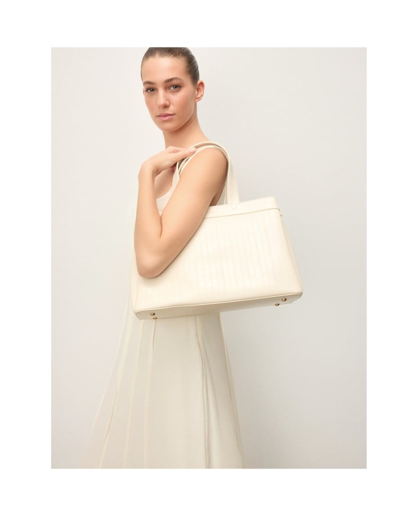 Kazar-Elegante-Taschen-in-gebrochenem-Weiß-weiss