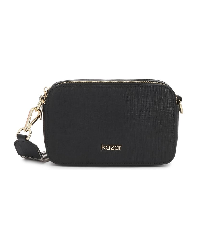 Kazar-Elegant-black-bag-with-geometric-form-čierna