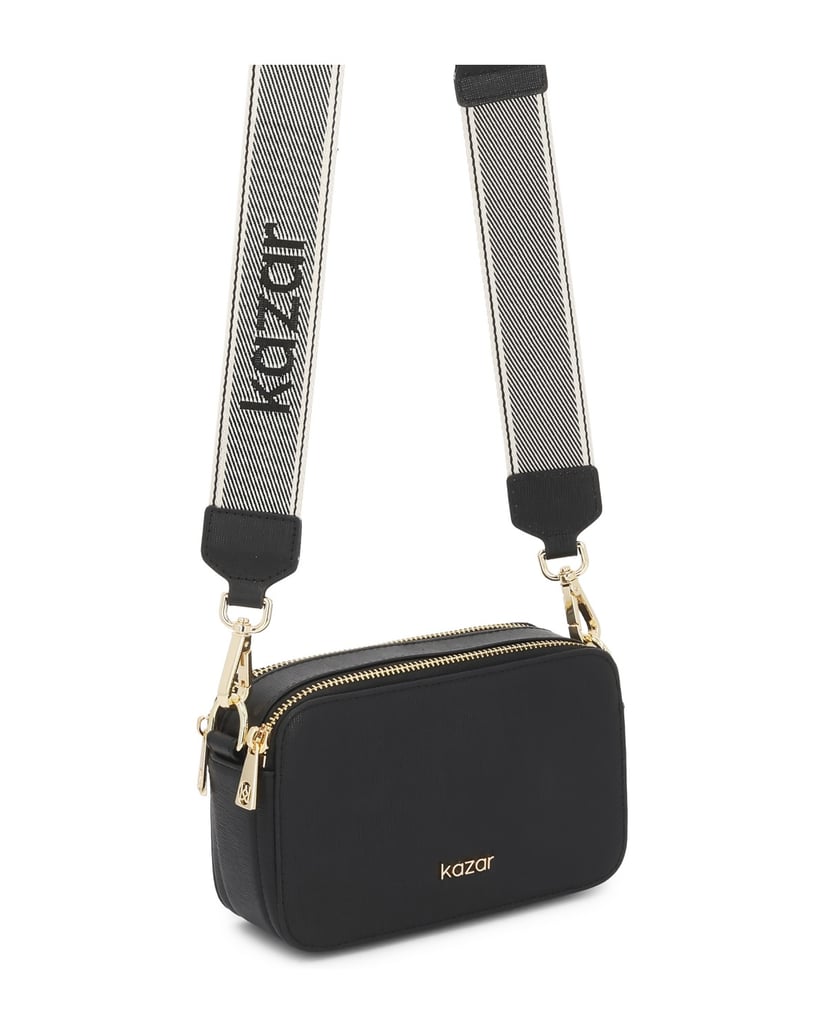 Kazar-Elegant-black-bag-with-geometric-form-čierna