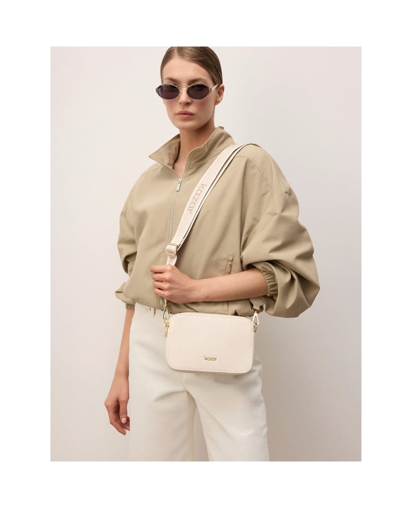 Kazar-Compact-genuine-leather-bag-bílá