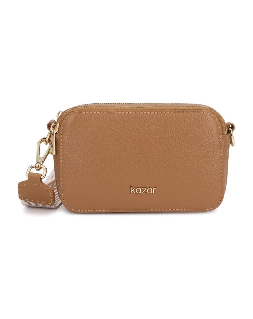 Kazar-Light-brown-leather-crossbody-bag-velbloudí