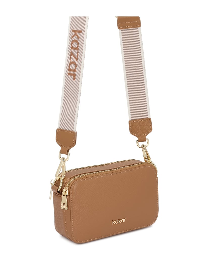 Kazar-Light-brown-leather-crossbody-bag-velbloudí