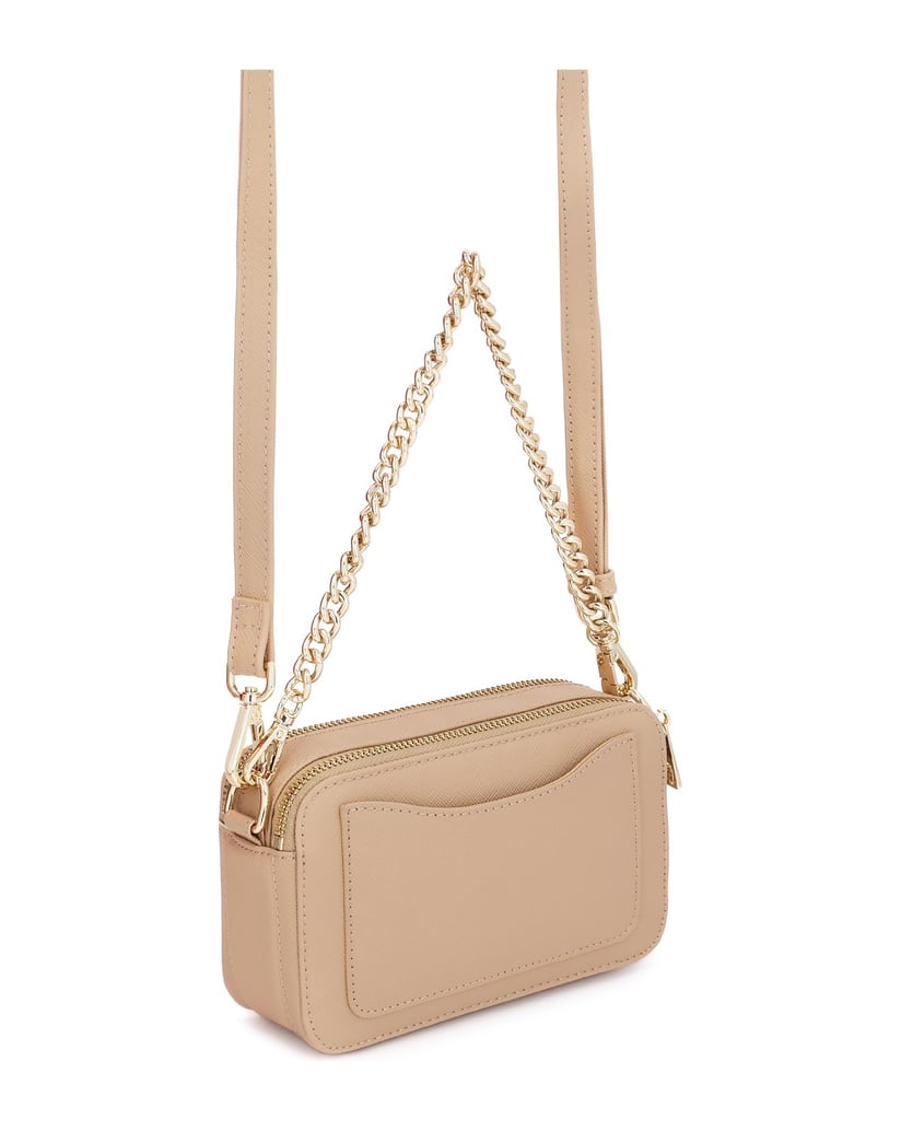 Kazar-Beige-bag-with-geometric-form-béžová