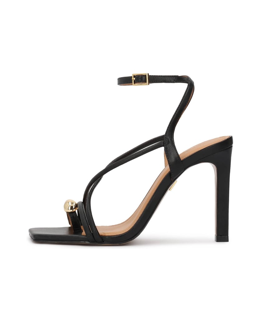 Kazar-Heeled-sandals-with-toe-straps-černá