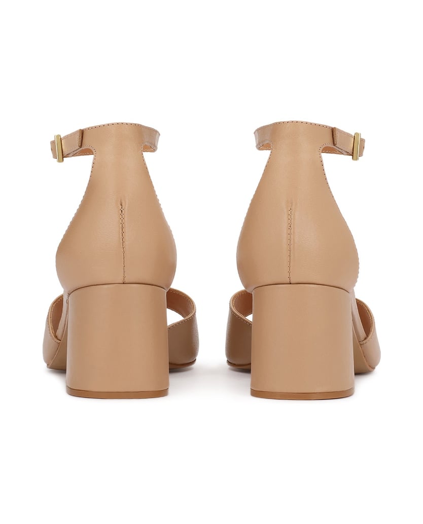 Kazar-Beige-leather-sandals-with-strap-and-low-heel-béžová