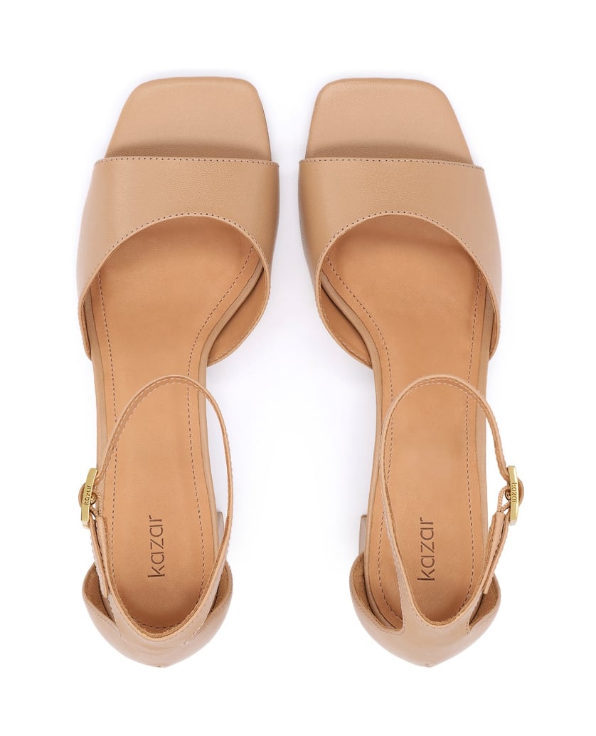 Kazar-Beige-leather-sandals-with-strap-and-low-heel-béžová