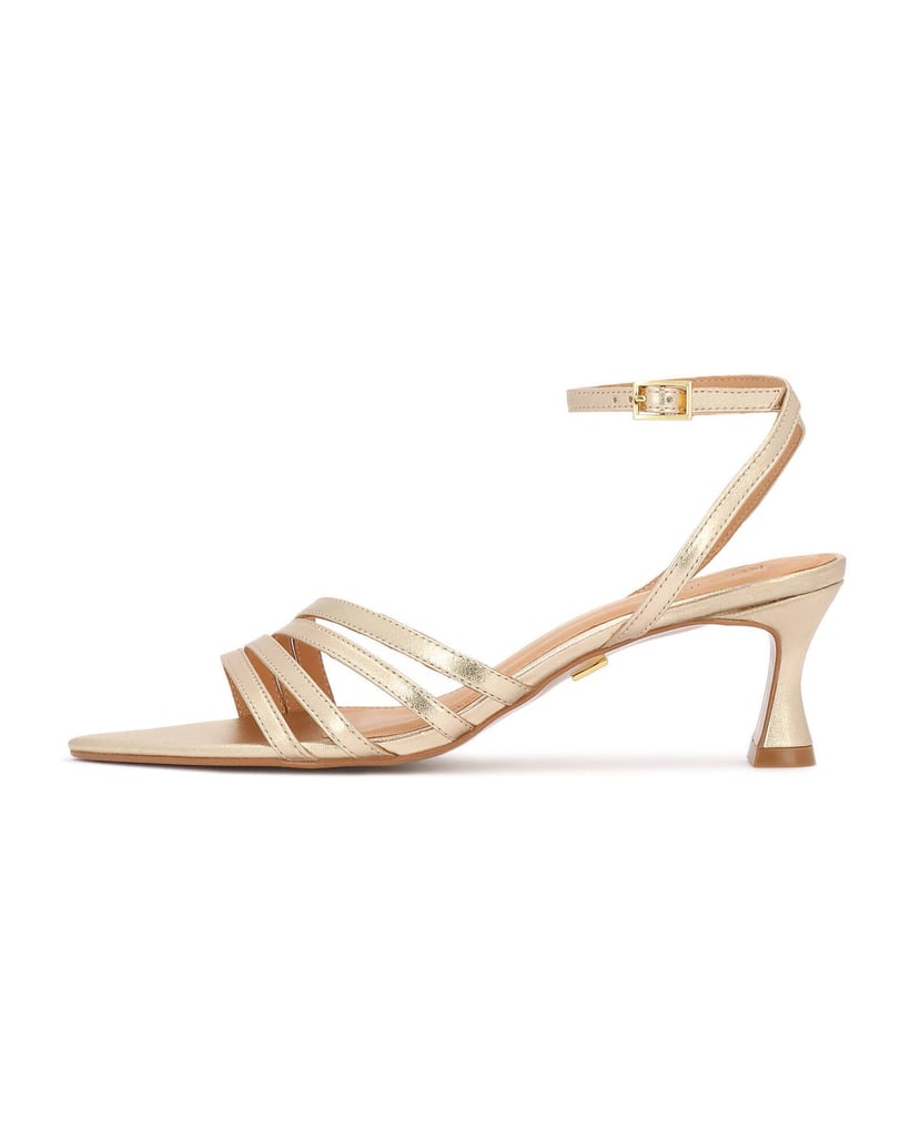 Kazar-Gold-leather-sandals-with-jewel-encrusted-straps-zlatá