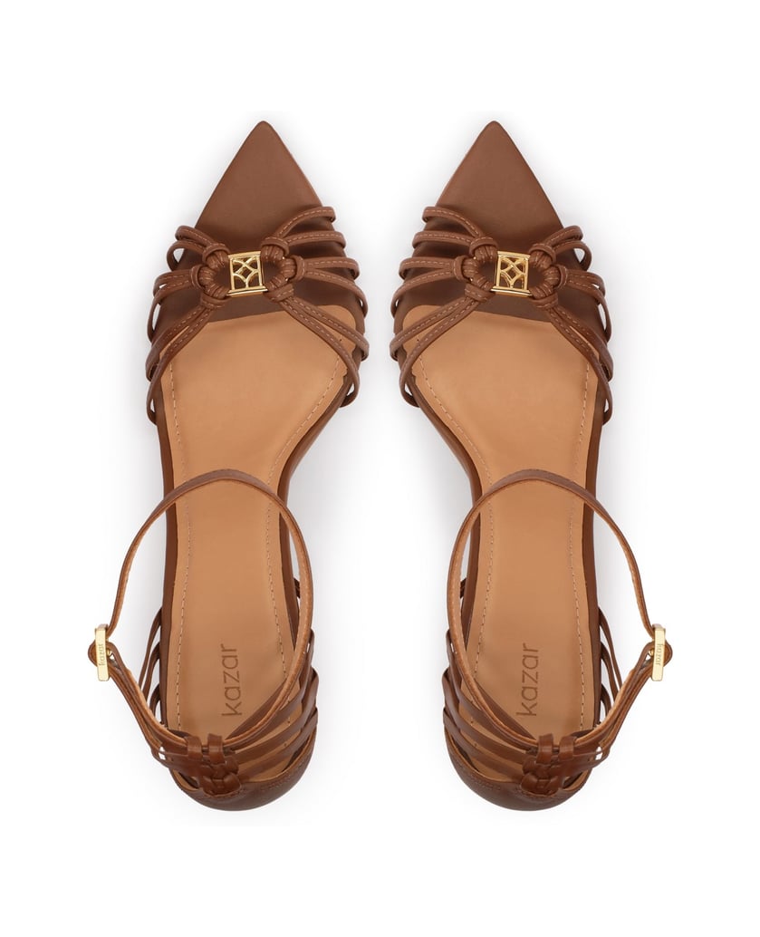 Kazar-Brown-leather-sandals-with-thin-straps-hnedá