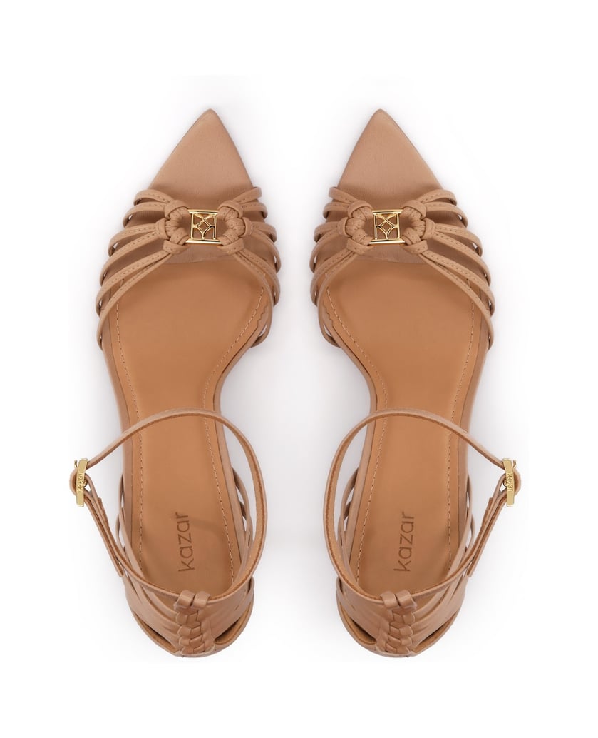 Kazar-Beige-leather-heeled-sandals-béžová