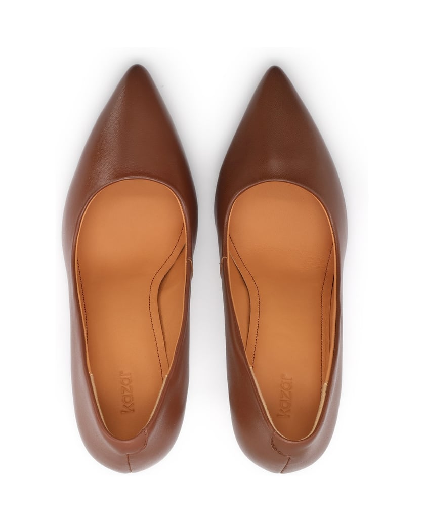 Kazar-Brown-leather-pumps-on-a-high-stiletto-heel-with-a-pointed-nose-hnědá