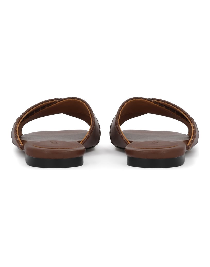 Kazar-Brown-slides-with-decorated-straps-hnědá