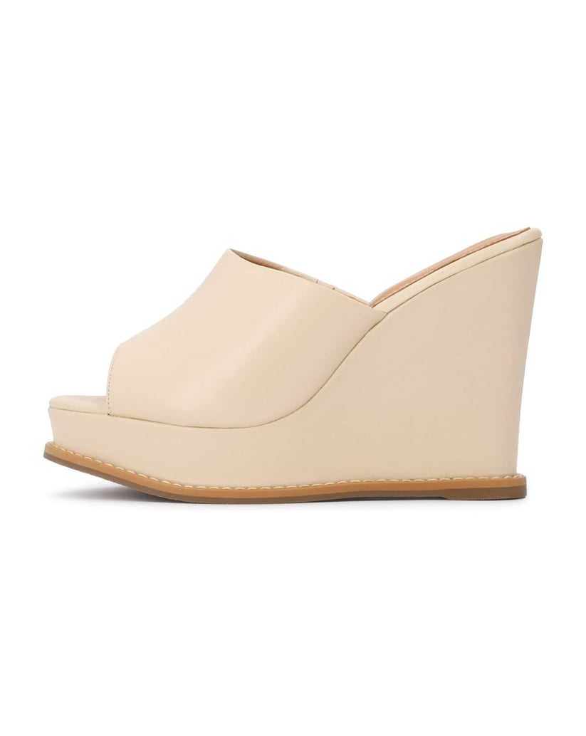 Kazar-Wedges-and-platform-leather-mules-béžová