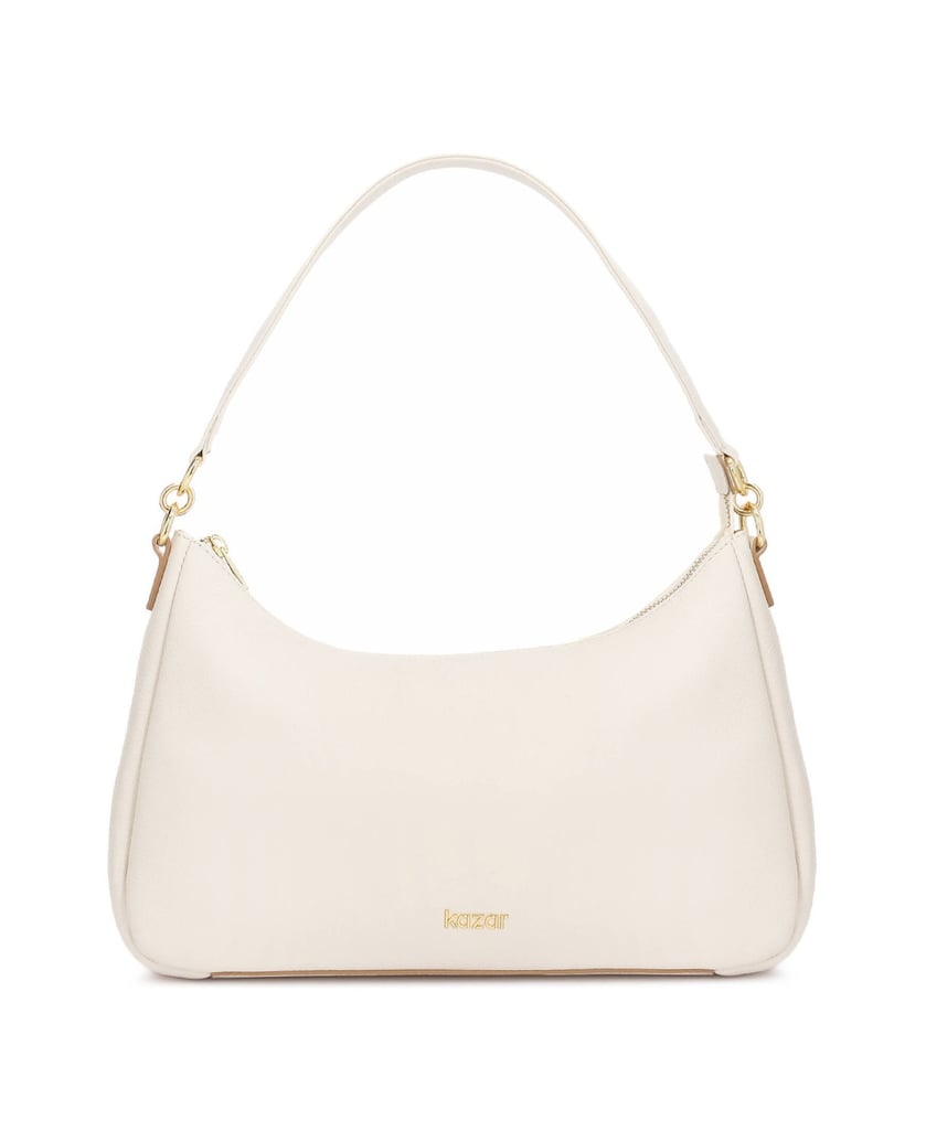 Kazar-Minimalist-shoulder-bags-in-soft-leather-bílá
