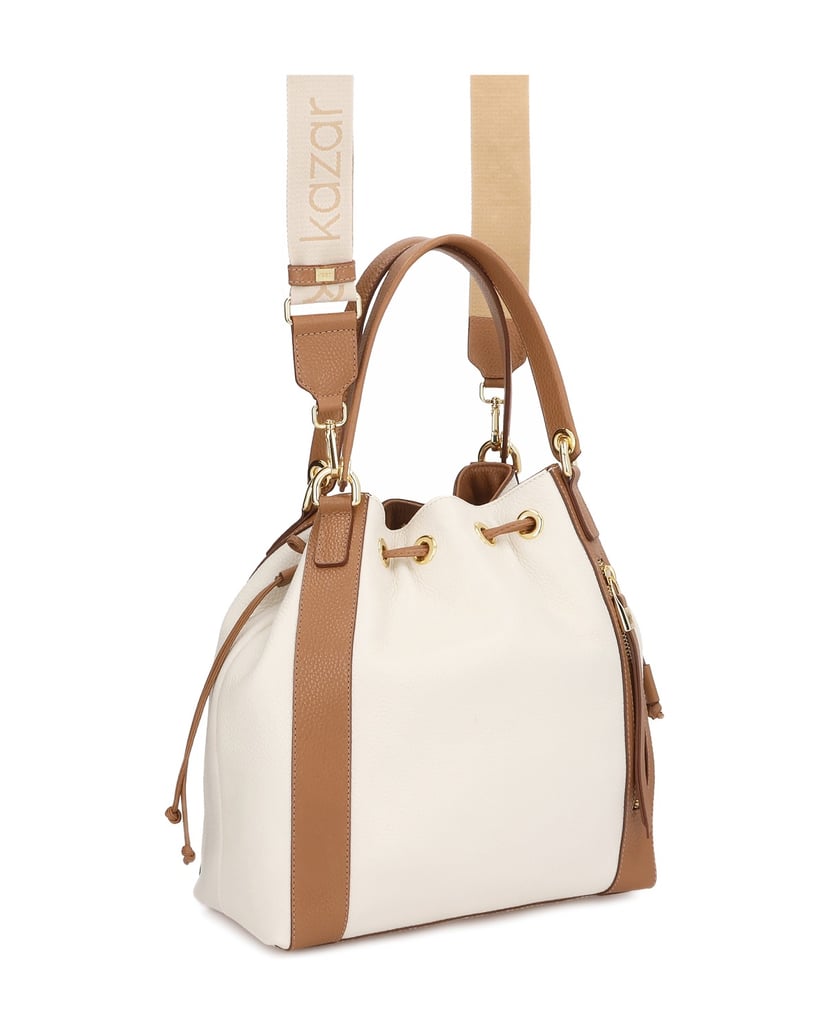 Kazar-Urban-genuine-leather-bucket-bag-biela