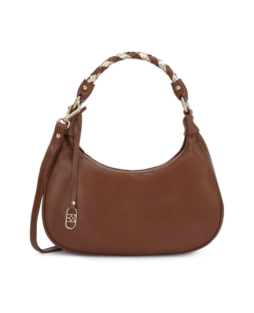 Kazar-Leather-hobo-bag-on-the-arm-hnědá