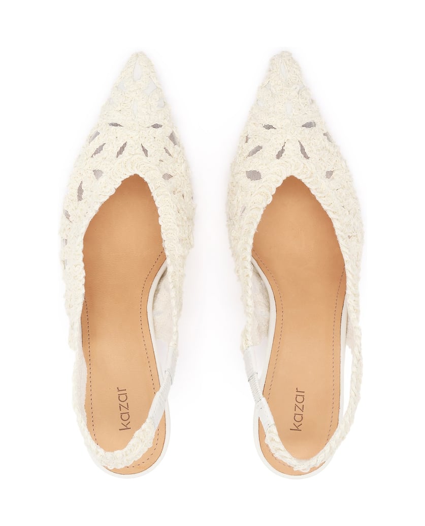 Kazar-Wedding-slingback-pumps-in-broken-white-fabric-biela
