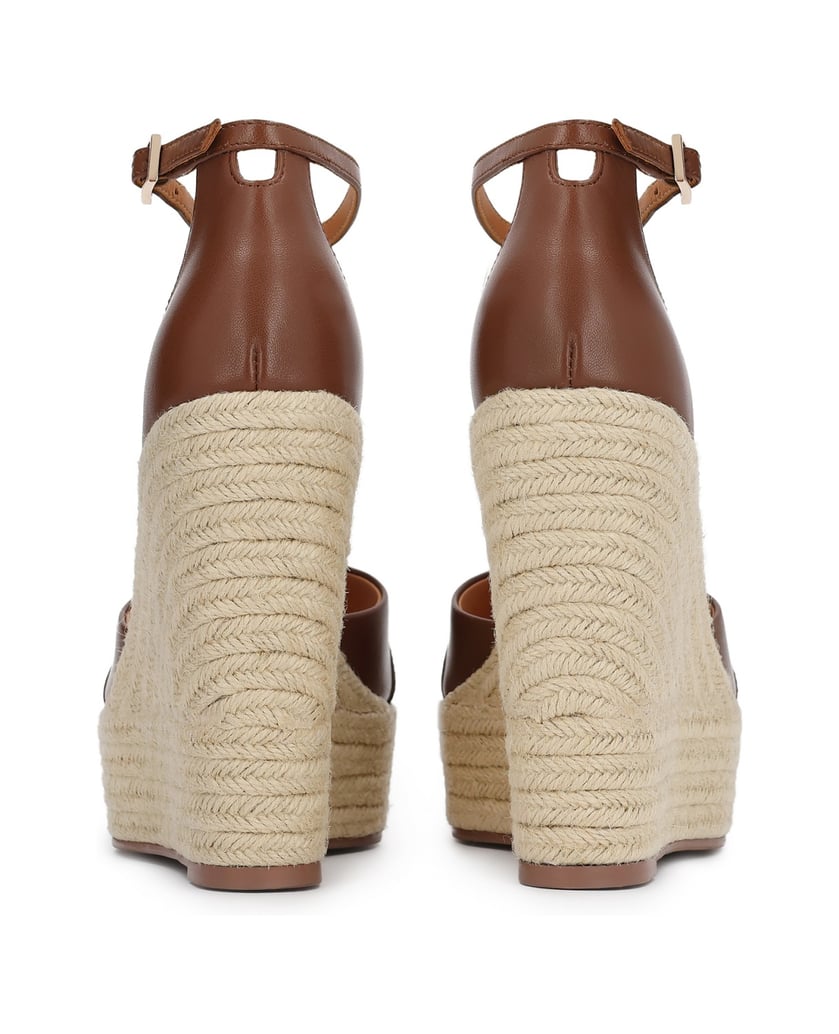 Kazar-Brown-leather-wedges-sandals-with-jute-braiding-hnedá