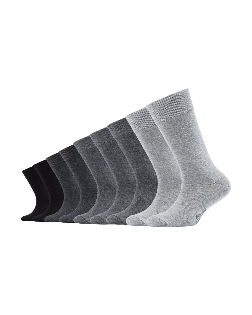 S.Oliver-Socken-Kinder-Strümpfe-mit-weichem-Bund-Baumwolle-Pflegeleicht-langlebig-für-Jungen-und-Mädchen-grau