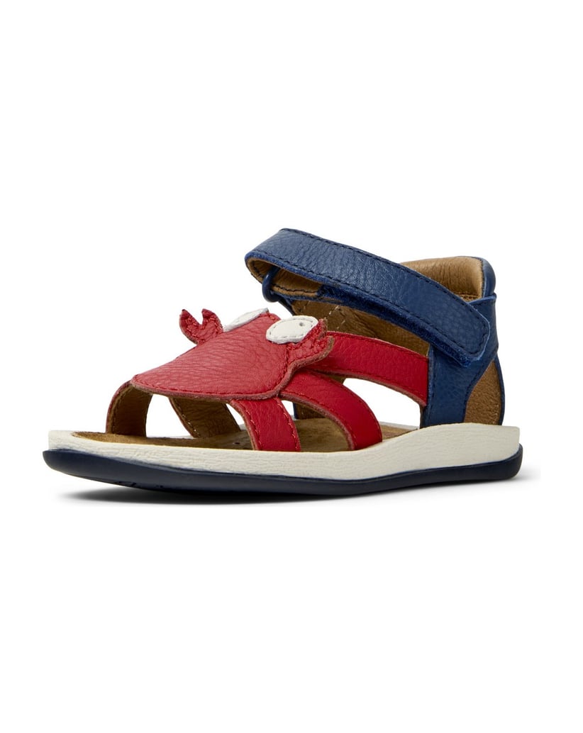 Camper-Sandalen-Bicho-Twins-rot-kombiniert