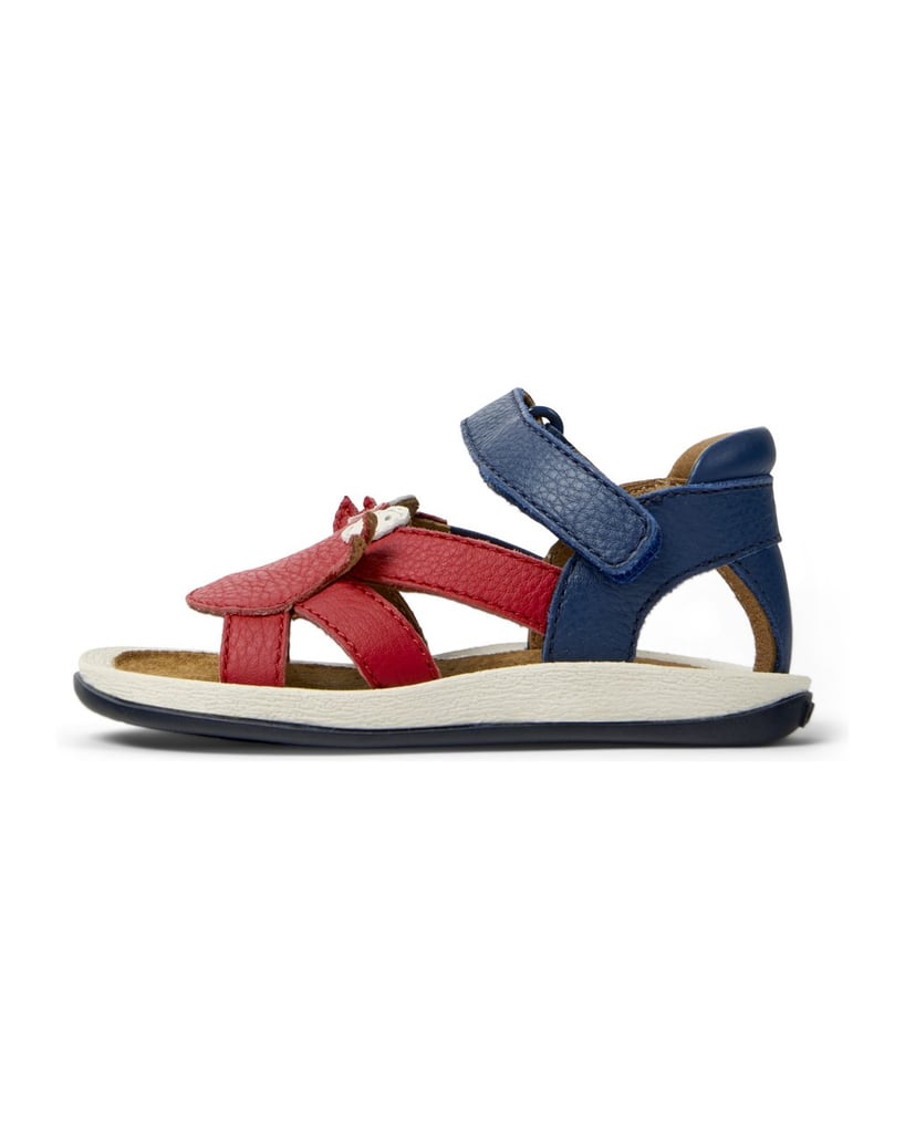 Camper-Sandalen-Bicho-Twins-rot-kombiniert