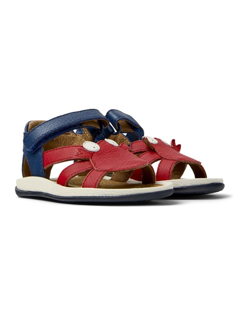 Camper-Sandalen-Bicho-Twins-rot-kombiniert