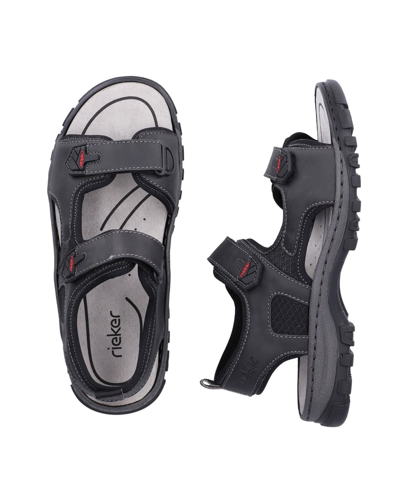 Rieker-Trekkingsandalen-25055-schwarz