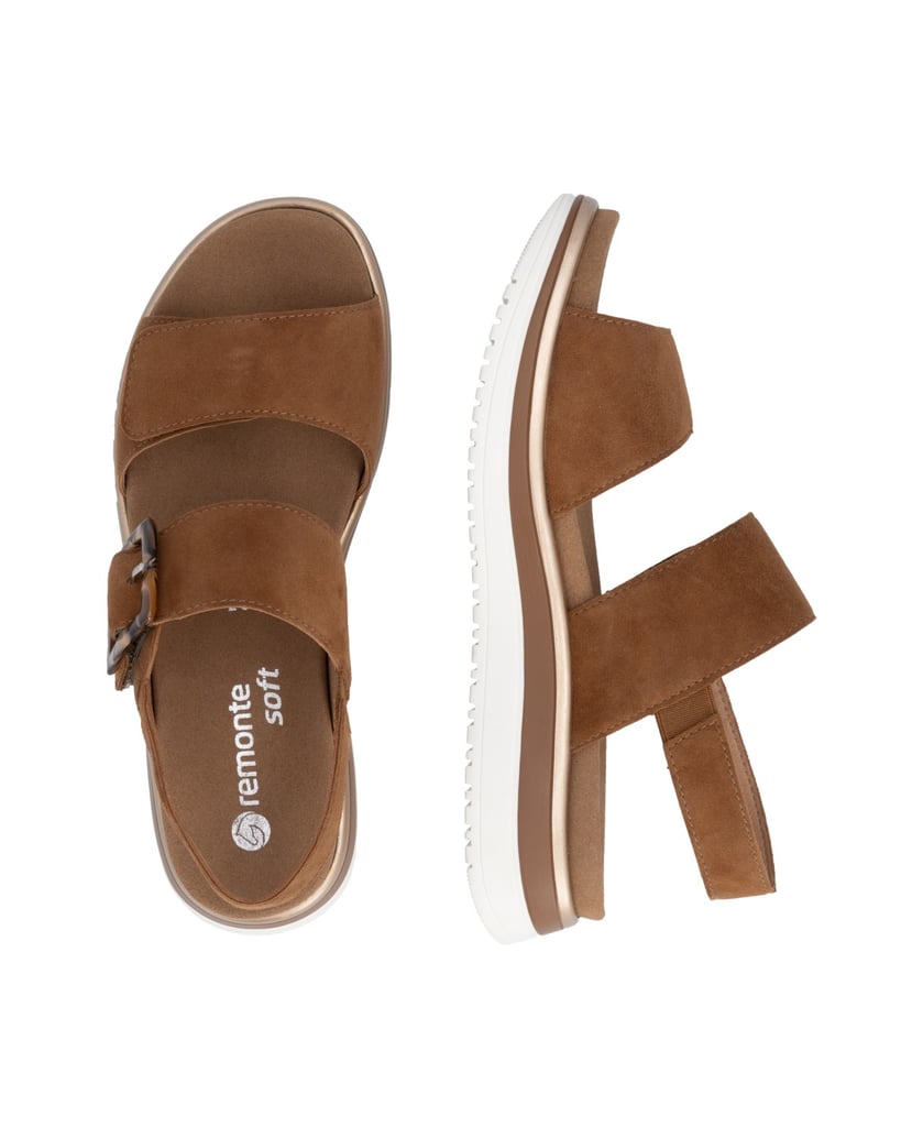 Remonte-Riemchensandalen-D1J62-braun