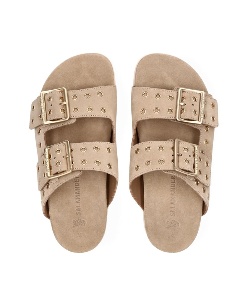 Salamander-Pantoletten-beige