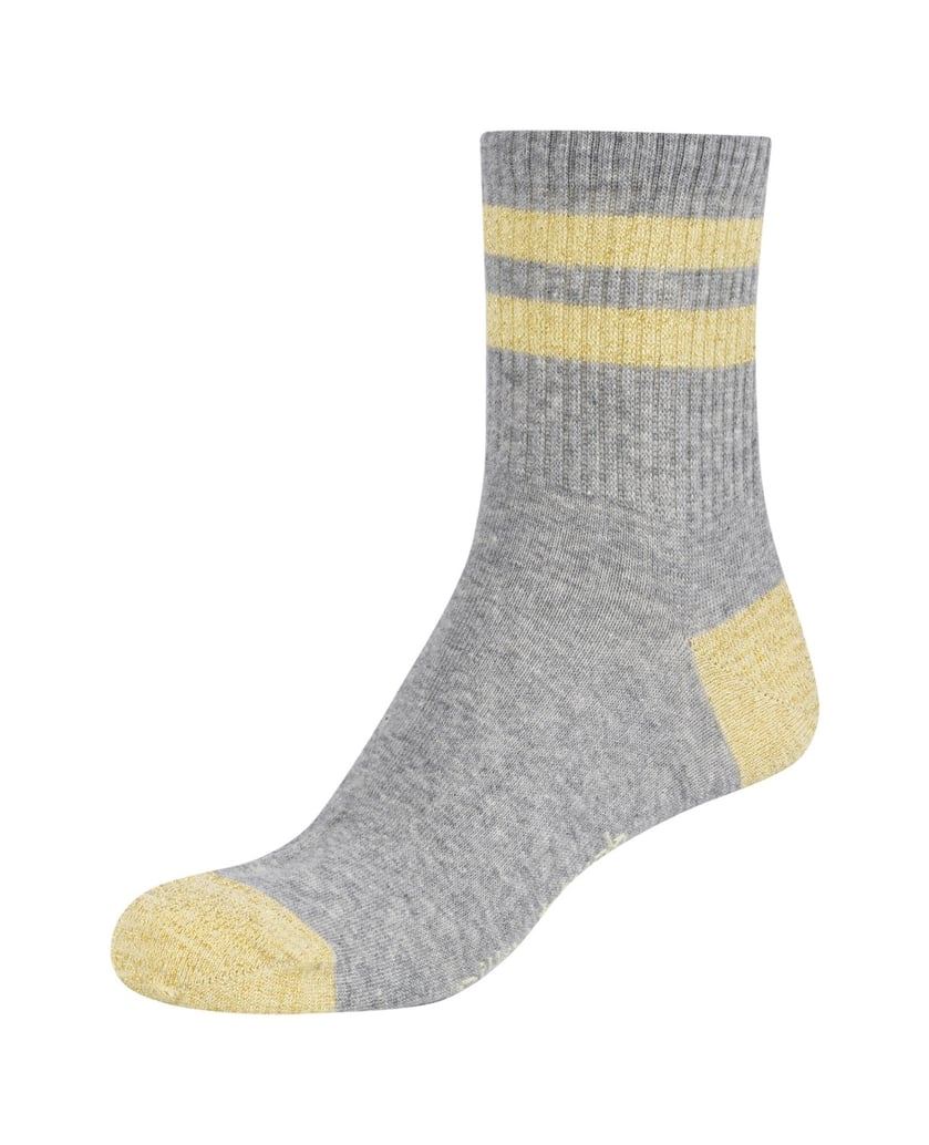 Camano-Socken-silky-touch-colourblock-Lurex-gelb