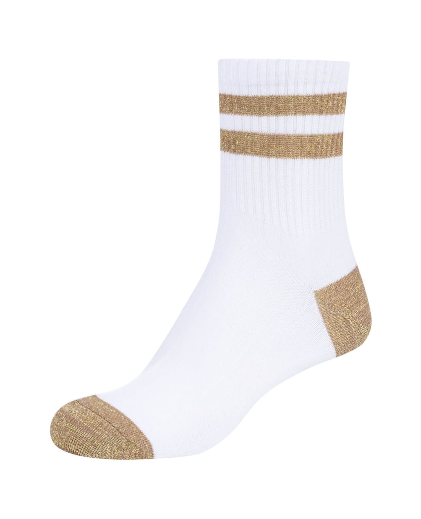 Camano-Socken-silky-touch-colourblock-Lurex-gelb