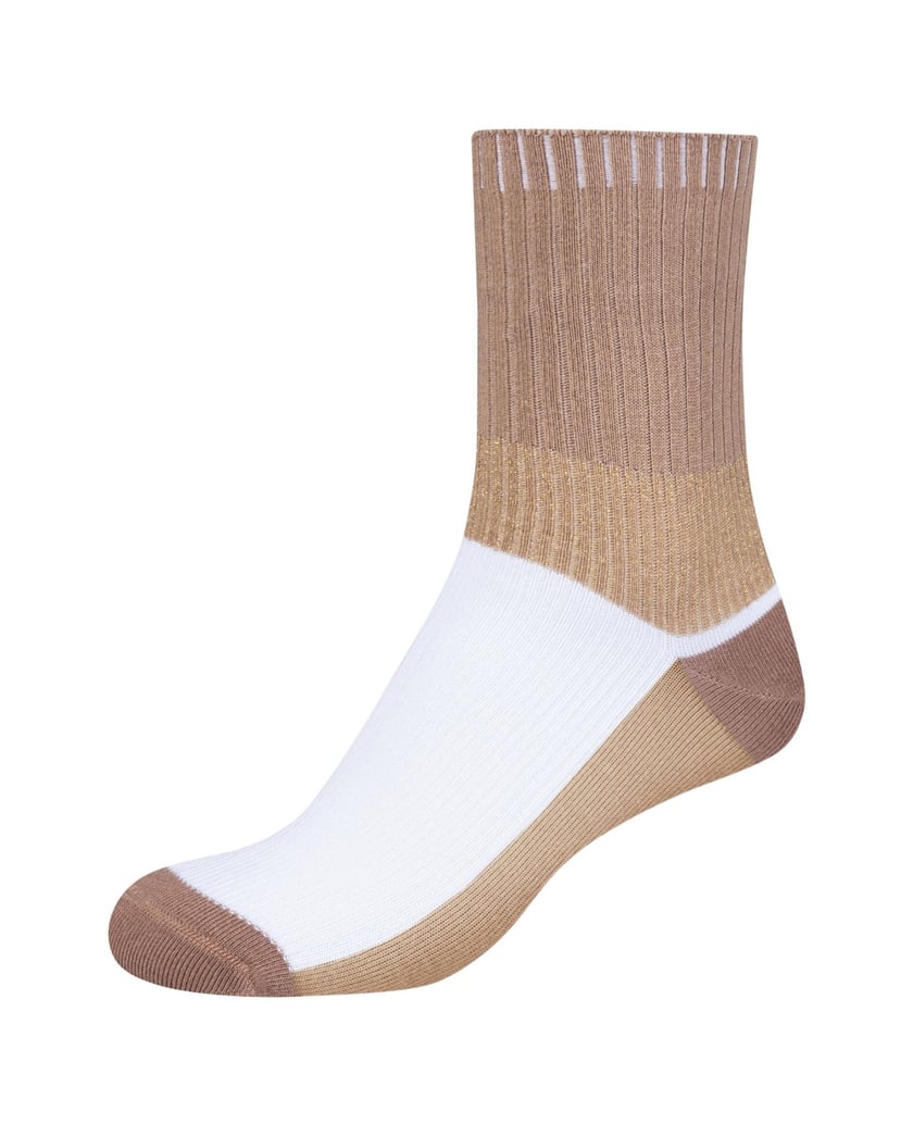 Camano-Socken-silky-touch-colourblock-Lurex-rosa