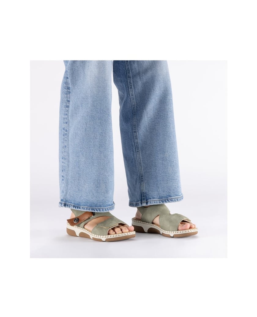 Rieker-Riemchensandalen-66280-grün