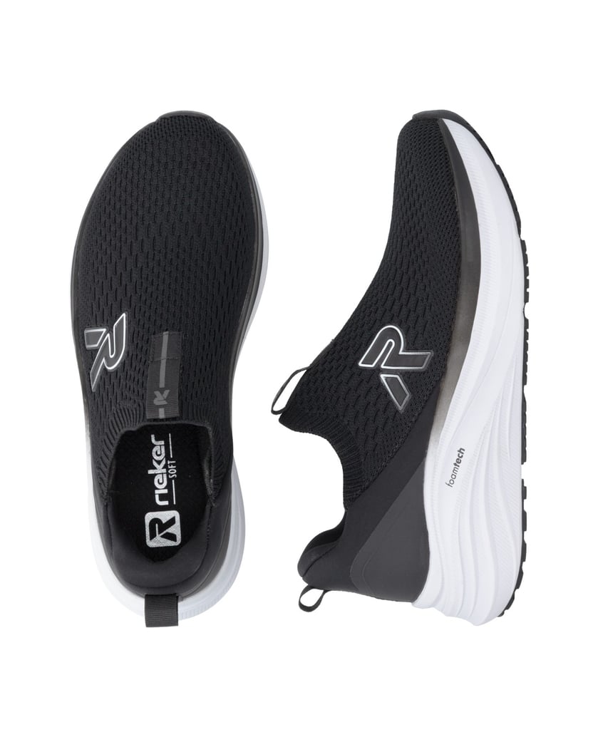 Rieker-Sport-Sneaker-Low-U4100-schwarz