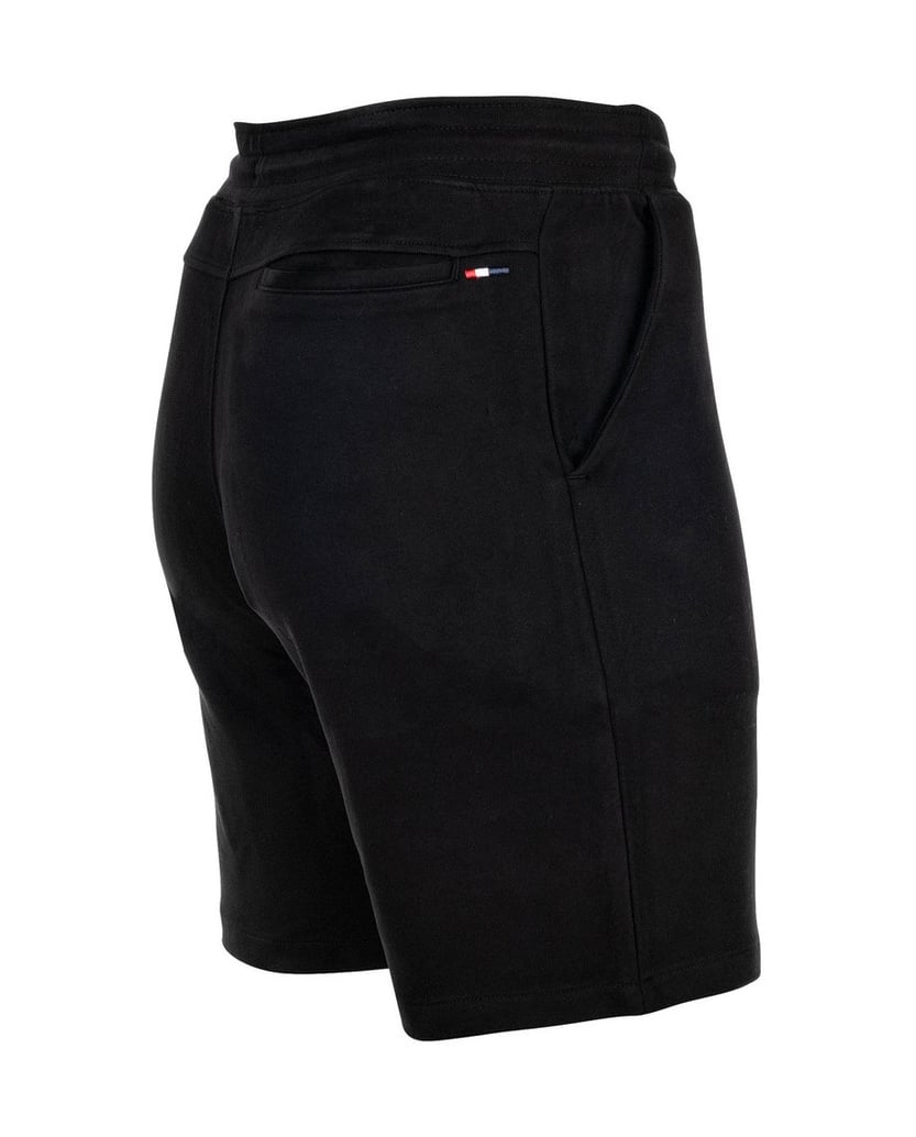U.S.-POLO-Herren-Shorts-1er-Pack-Diagonal-Fleece-Caarbon-Finsih-Sweatshort-schwarz