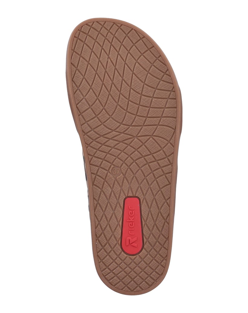 Rieker-Pantoletten-V4088-Animalprint
