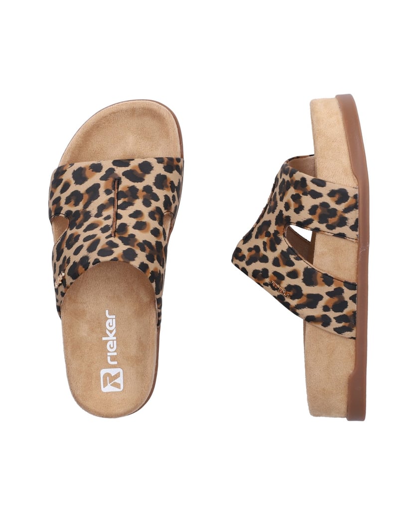 Rieker-Pantoletten-V4088-Animalprint