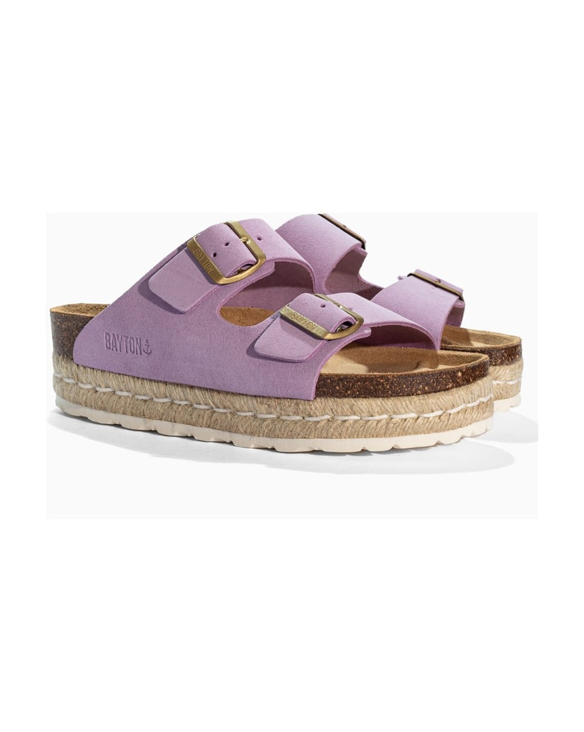 Bayton-Sandalen-WILDLEDER-Damen-ALCEE-lila