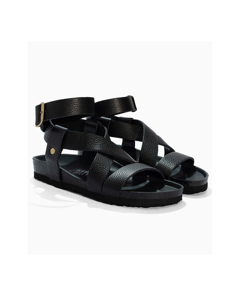 Bayton-Ledersandalen-für-Damen-MYKONOS-schwarz