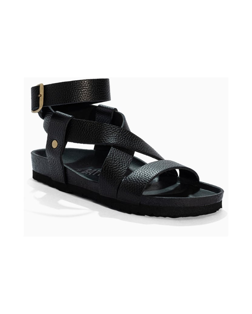Bayton-Ledersandalen-für-Damen-MYKONOS-schwarz