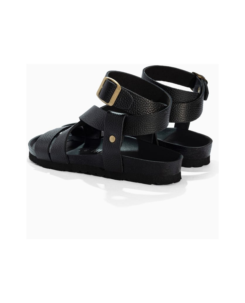 Bayton-Ledersandalen-für-Damen-MYKONOS-schwarz