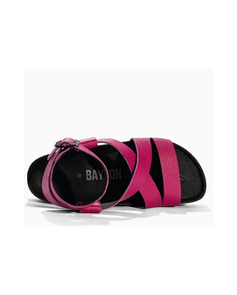 Bayton-Leather-women-sandals-MYKONOS-pink