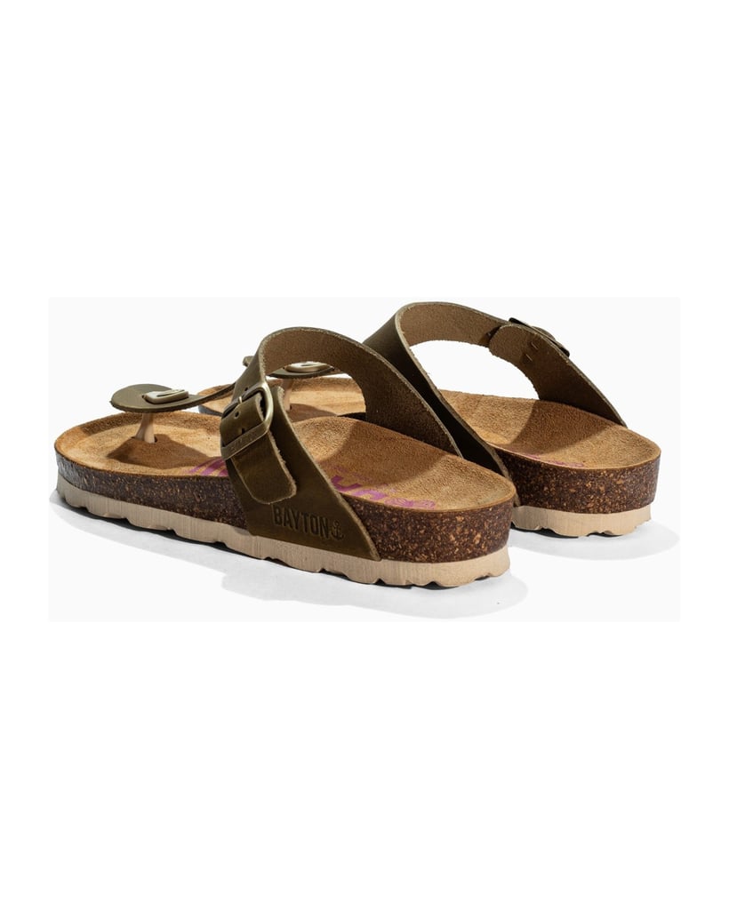 Bayton-Leather-mules-women-Mercure-oliv