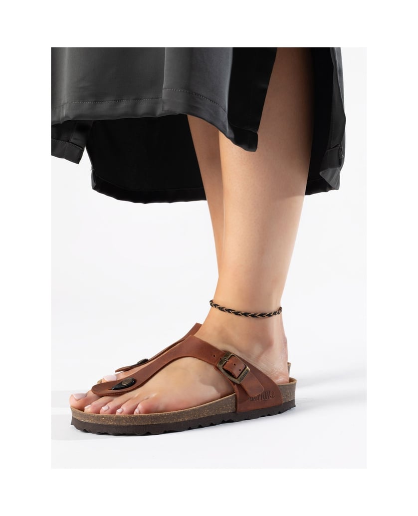 Bayton-Flip-Flops-Leder-Damen-MERCURE-braun