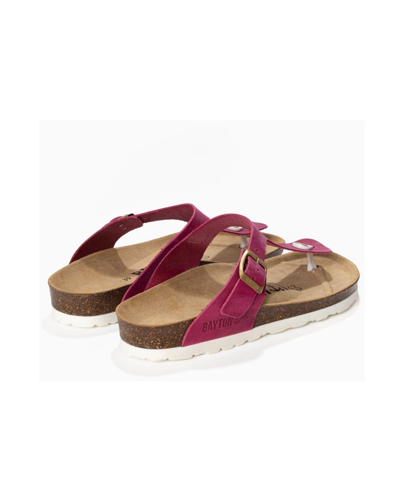 Bayton-Flip-Flops-Leder-Damen-MERCURE-fuchsia